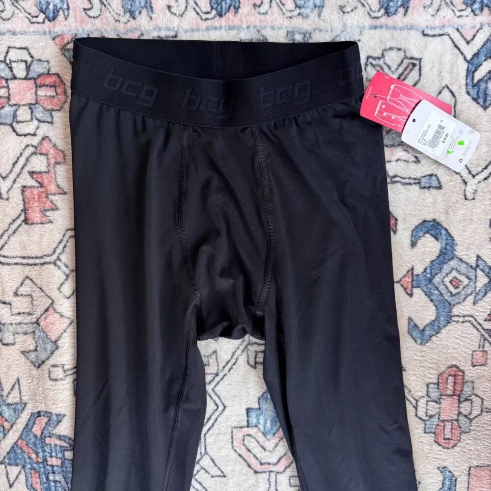BCG Men's 3/4 Length Compression Leggings NWT - size Medium
